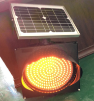      太陽能黃閃信號燈